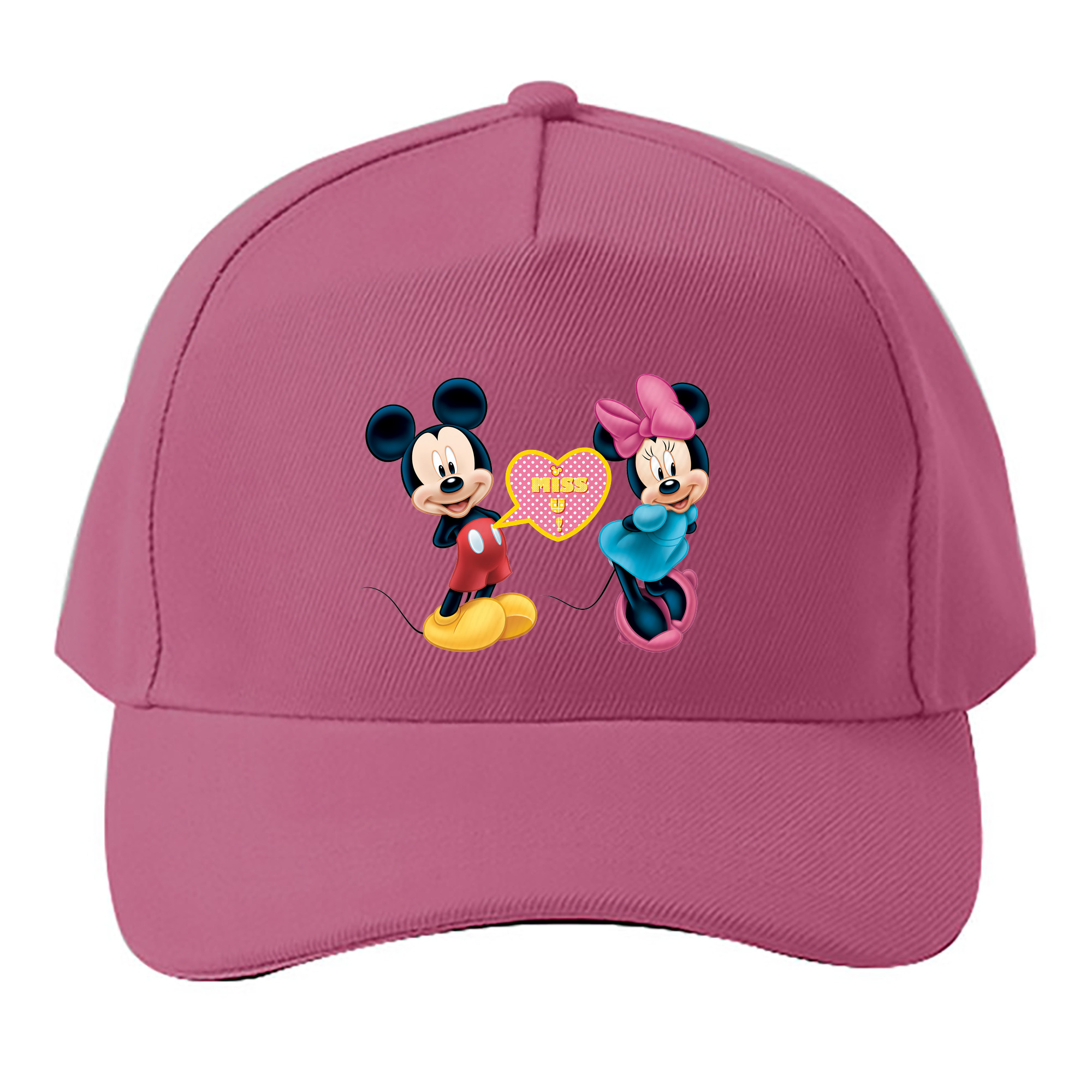 （画像用） ミッキーマウス Mickey Mouse ベースボールキャップ 綿100％ 男女兼用 帽子 スポーツ